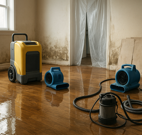 rehearsal hall water damage restoration